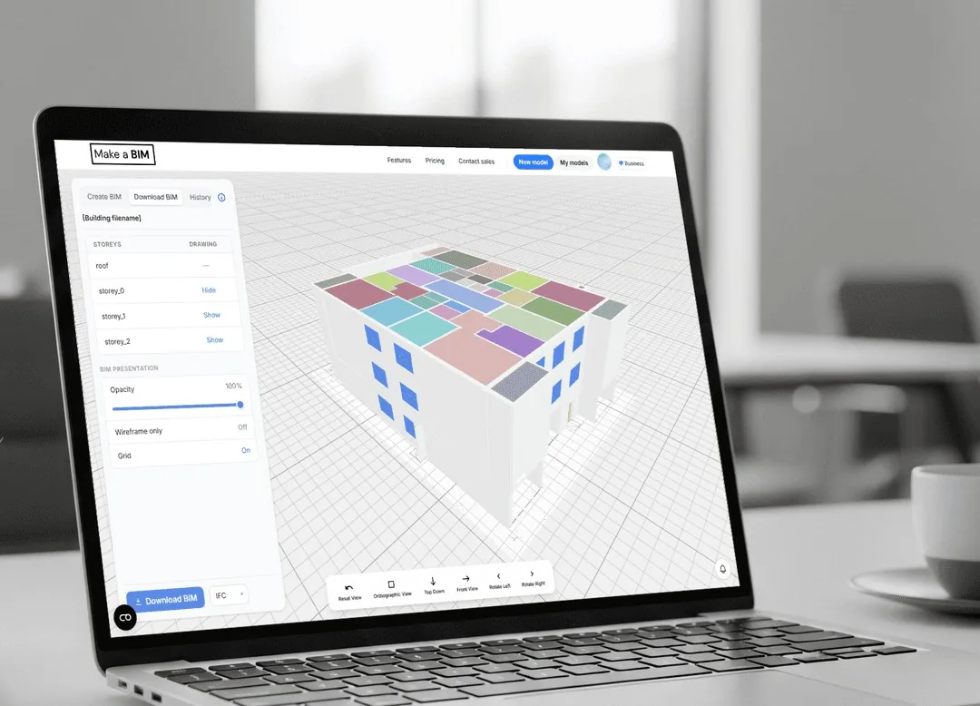 Make a BIM, AI-generated Building Information Model
